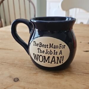 Navy Blue Mug with Quote